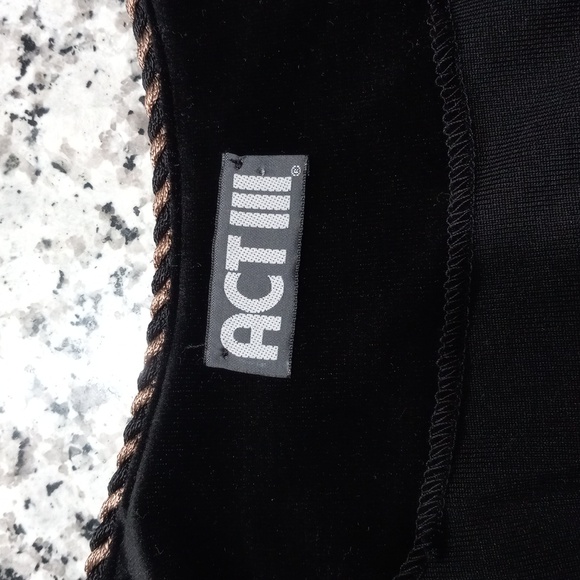 Vintage Velour Embroidered Vest Act III Women's Size 18 - Picture 9 of 14